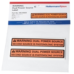 Hellermann Tyton 596-00665 Solar Label
