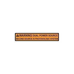 Hellermann Tyton 596-00495 Solar Installation Label