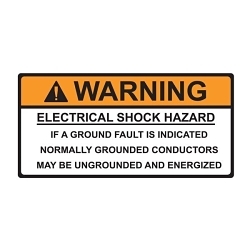 Hellermann Tyton 596-00498 Solar Installation Label