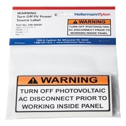 Hellermann Tyton 596-00664 Solar Label