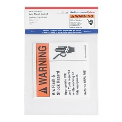 Hellermann Tyton 596-00905 596-00905 makes it easier than ever for solar installers to meet PV labeling codes Solar Label Convenience Packs allow installers to quickly and economically purchase high quality preprinted NEC 2014