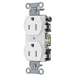 Hubbell 5252AW Straight Blade Receptacle