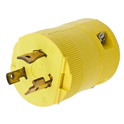 Hubbell HBL2321VY Locking Plug