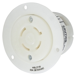 Hubbell HBL2746 Locking Receptacle