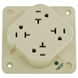 Hubbell HBL420HI Straight Blade Receptacle