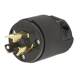 Hubbell HBL4720CBK Wiring Device-Kellems Twist-Lock Insulgrip Locking Plug