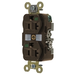 Hubbell HBL5362WR Straight Blade Duplex Receptacle