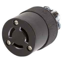 Hubbell HBL7555G Twist-Lock Insulgrip Female Connector