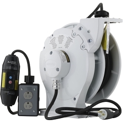 Hubbell HBLI45123GF220M1 inREACH 3-Conductor Heavy Duty Cord Reel With (2) 20 A Duplex Receptacle