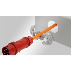 Icotek 45237 Split Cable Gland, 17 mm Dia Cable, For Use With Grommets 6 x KT small, Polycarbonate, Gray