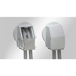 Icotek 45404 Split Cable Gland, 17 mm Dia Cable, For Use With Grommets 1 x KT small, Polycarbonate, Gray