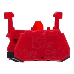 IDEC HW-U01-F HW Series Heavy-Duty Contact Block, 22 mm, NC Contact