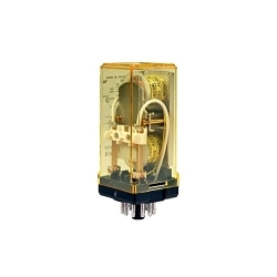 IDEC RR2KP-UAC24V RR2KP Plug-in Relay, 10 A, DPDT Contact, 24 VAC V Coil