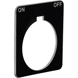 Square D 9001KN245BP 9001KN Series Legend, 1.75 in h x 1.75 in w, Plastic