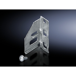 Rittal 4181000 Angle Bracket, For Use With PS Enclosure, 1-Hole, Sheet Steel