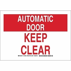 Brady 127081 Door Sign