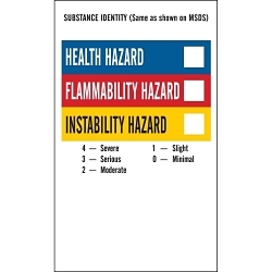 Brady 121164 Container Label