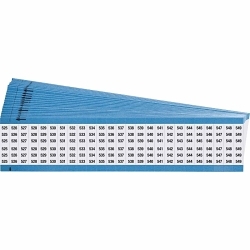 Brady WM-525-549-PK Wire Marker Card