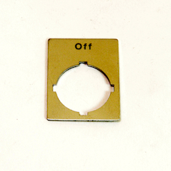 ABB SK615552-21 Fixed Legend Plate