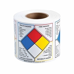 Brady 53072 Write-On NFPA Label