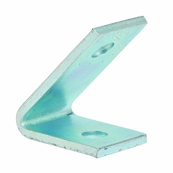 B-Line B155ZN Closed Angle, 2 Holes, 45 deg Bend, Steel
