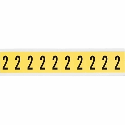 Brady 3430-2 Number Label
