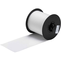 Brady MiniMark 113182 Thermal Transfer Vinyl Tape, 4 in W, White, B-595 Vinyl