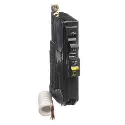 Square D QOB115GFI Qo Qwik-Gard Miniature Circuit Breaker