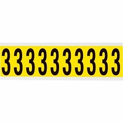 Brady 3440-3 Number Label