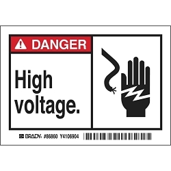 Brady 86860 Safety Label