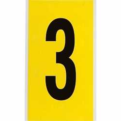 Brady 3470-3 Number Label