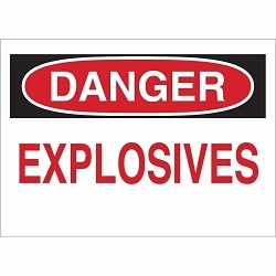 Brady 25655 Chemical and Hazardous Material Sign