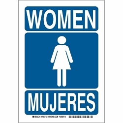 Brady 125512 Restroom Sign