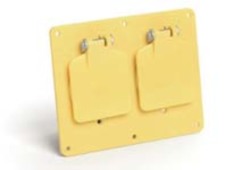 Woodhead 1301380043 Outlet Box Coverplate