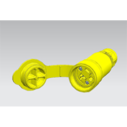 Woodhead 1301460052 Watertite Extreme Straight Blade Connector