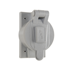 Legrand-Pass & Seymour 7770-GRY Receptacle Cover