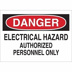 Brady 22092 Admittance Sign