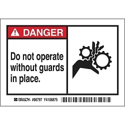 Brady 86797 Safety Label