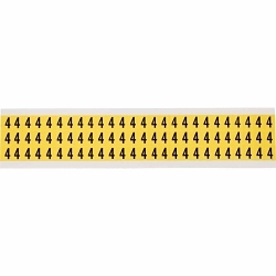 Brady 3410-4 Number Label