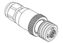 Woodhead WA4000-31 Brad Ultra-Lock Field Attachable Connector