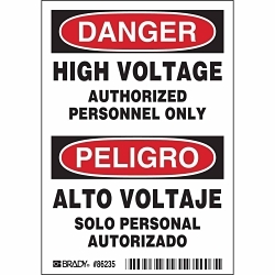 Brady 86235 Safety Label