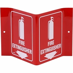 Brady V1FE15A Fire Extinguisher Sign