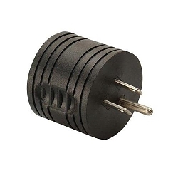 Southwire 095213388 2-Pole 3-Wire Grounded RV Adapter, 125 VAC, 30 A, 1875 W Power Rating