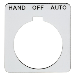 Square D 9001KN260WP Harmony Legend Plate