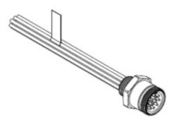 Woodhead 1300150044 Brad Mini-Change Receptacle