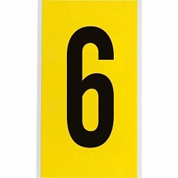 Brady 3470-6 Number Label
