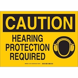 Brady 43471 Ear Protection Sign