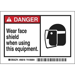 Brady 86818 Safety Label