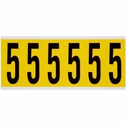 Brady 3450-5 Number Label