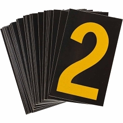 Brady 5000-2 Bradylite Number Label